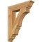Ekena Millwork Balboa Traditional Rough Sawn Bracket, Western Red Cedar, 4"W x 20"D x 24"H BKT04X20X24BOA01RWR - alternate 1